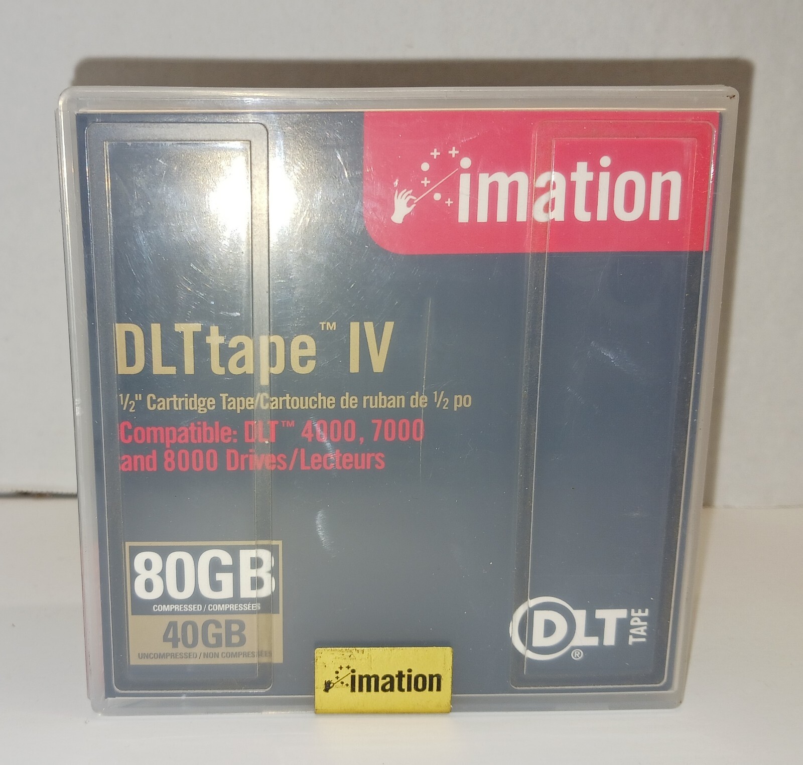 Imation Black Watch DLT Tape IV Media 1/2" Cartridge 80/40 Tape **NEW & SEALED**