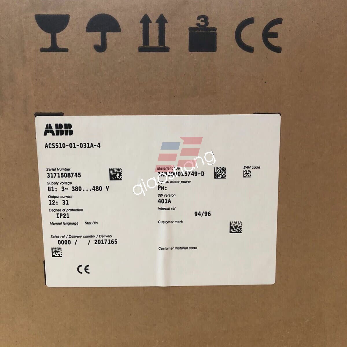 1PCS ACS510-01-031A-4 ABB Inverter Brand New FedEx or DHL