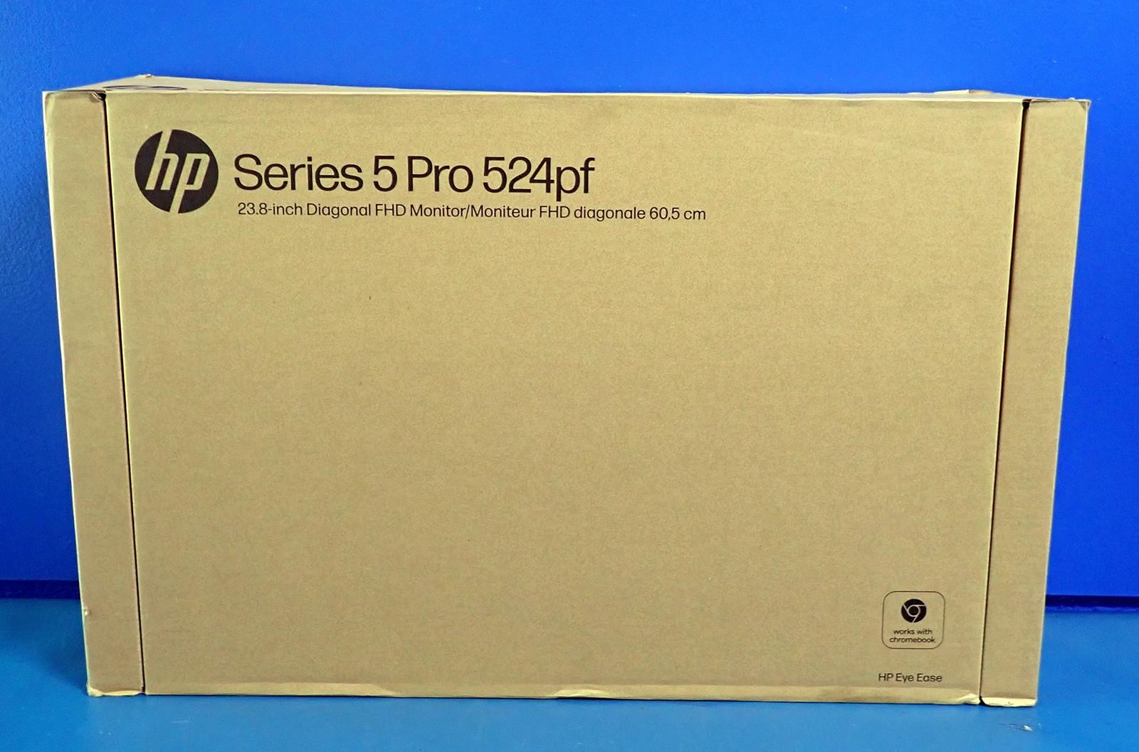 HP SERIES 5 PRO 524PF 23.8" FHD Monitor | 9D9L6UT#ABA | New Sealed