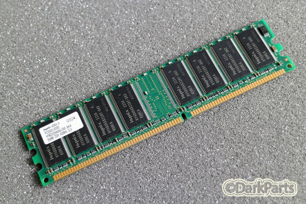Hynix HYMD232646A8J-D43 PC3200U-30330 256MB Memory RAM