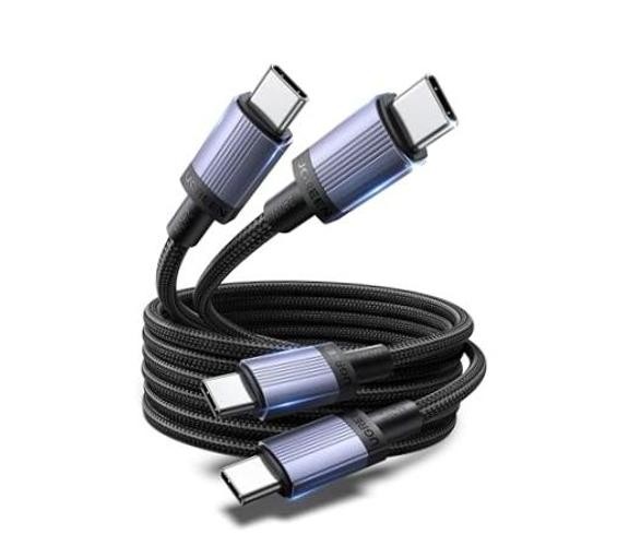 UGREEN 240W USB C Cable 2-Pack, Fast Charging for Laptops & Phones | 6.6FT