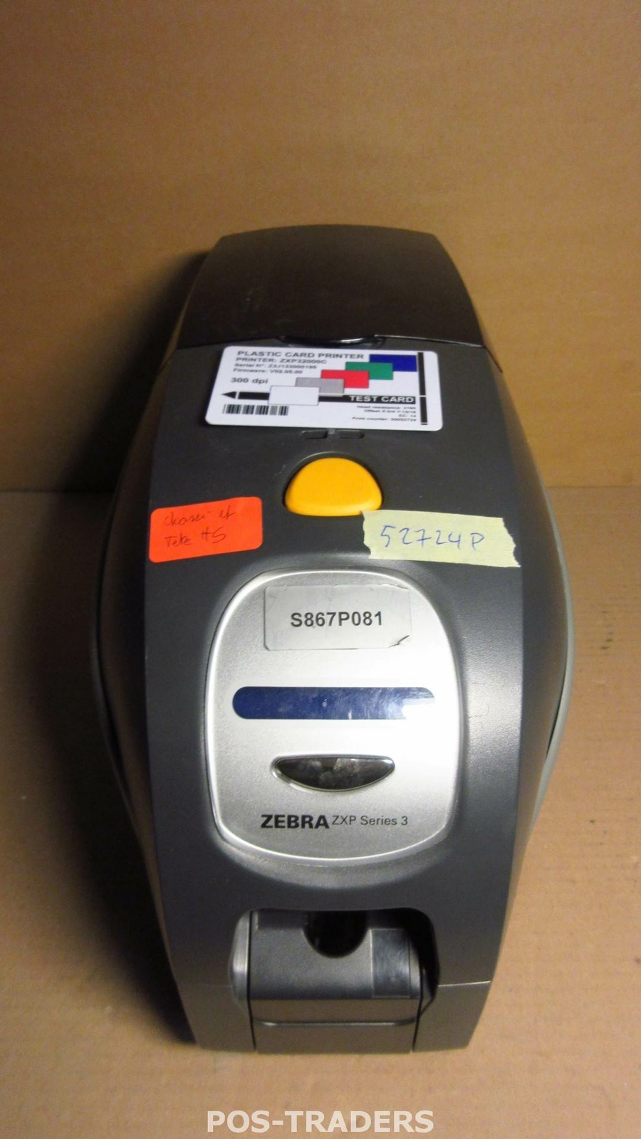 Zebra ZXP3 plastic color card printer duplex WIFI LAN USB 52724 PRINTS BAD PRINT