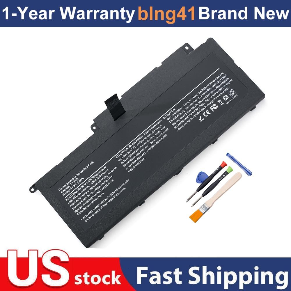 F7HVR Battery For Dell Inspiron 17 7000 7537 7737 7746 14 15 15r 5545 58Wh NEW