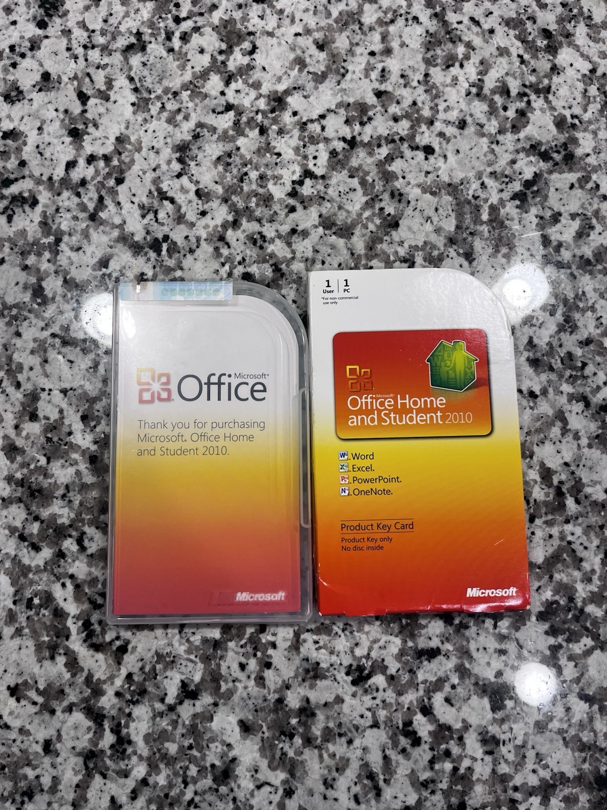 Microsoft Office Home and Student 2010 w/ Product Key Only & Original Packaging