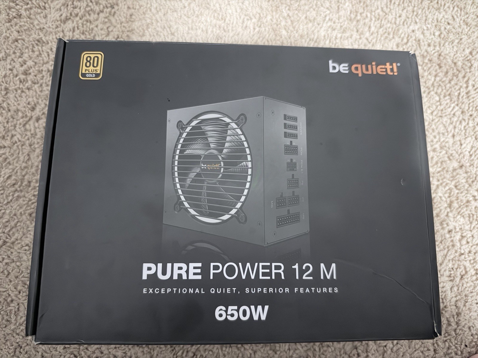 be quiet Pure Power 12 M 650W 80 Plus Gold ATX Modular PSU BN343