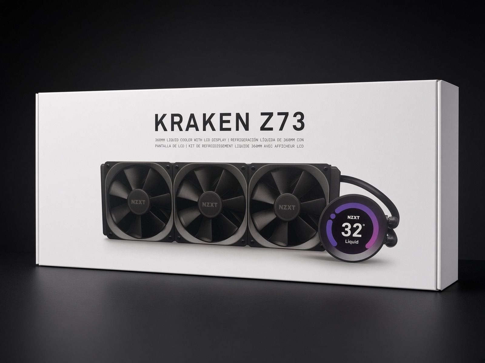 NZXT Kraken Z73 360mm AIO CPU Liquid Cooler with LCD Display