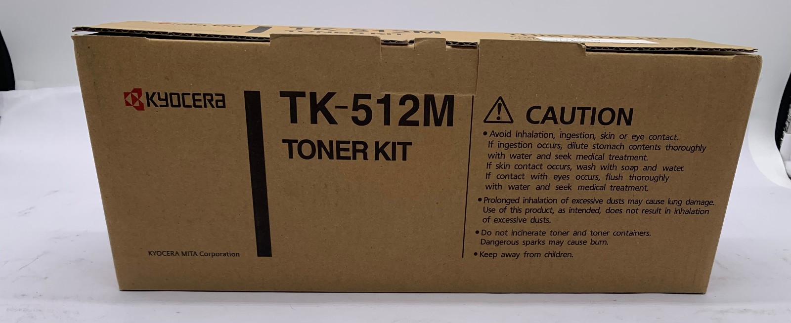 Genuine Kyocera Mita TK-512M (1T02F3BUS0) Toner Cartridge, Magenta, OEM