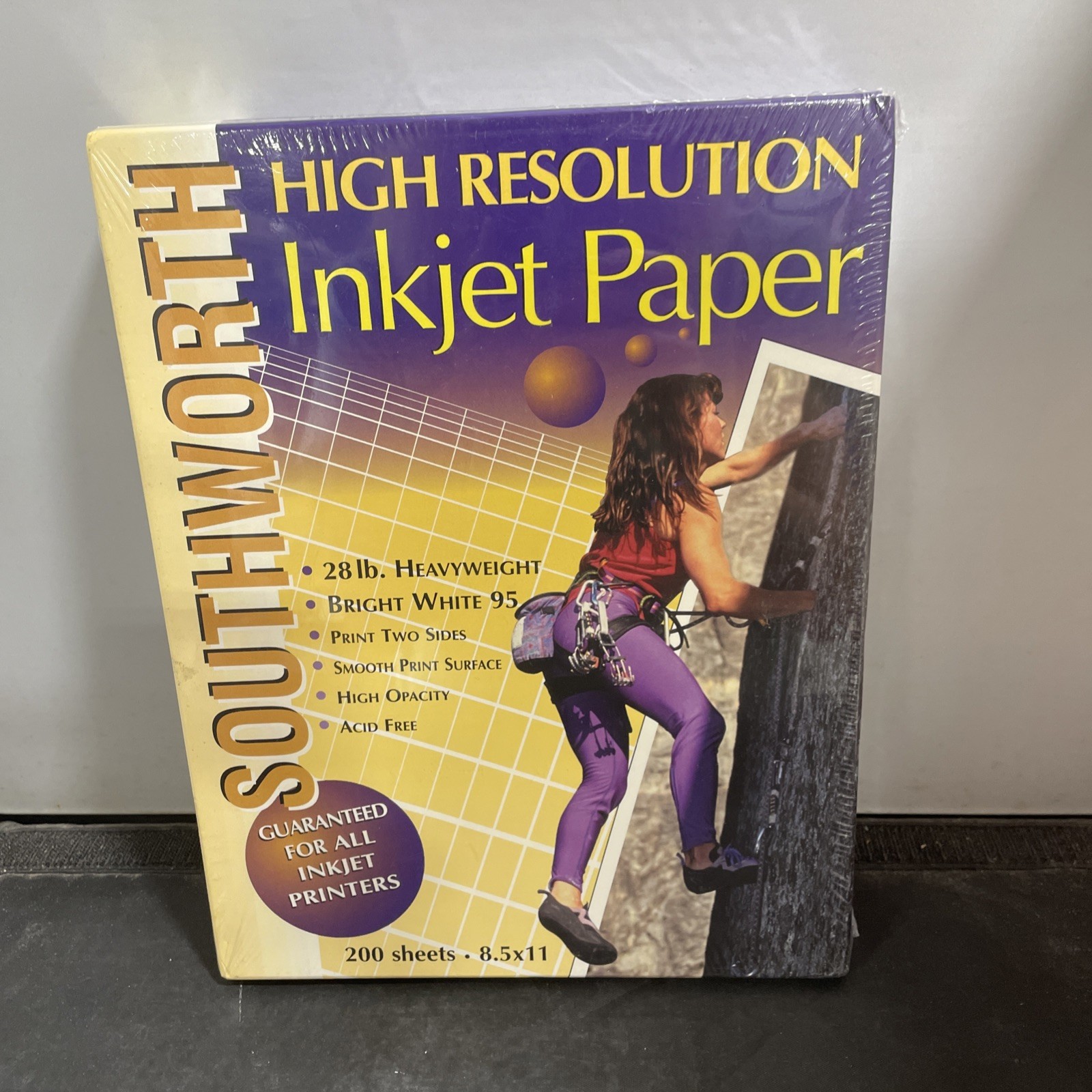 Southworth High Res Inkjet Paper 200 Sts 28 lb Hvywht Bright White 95 8.5 x 11