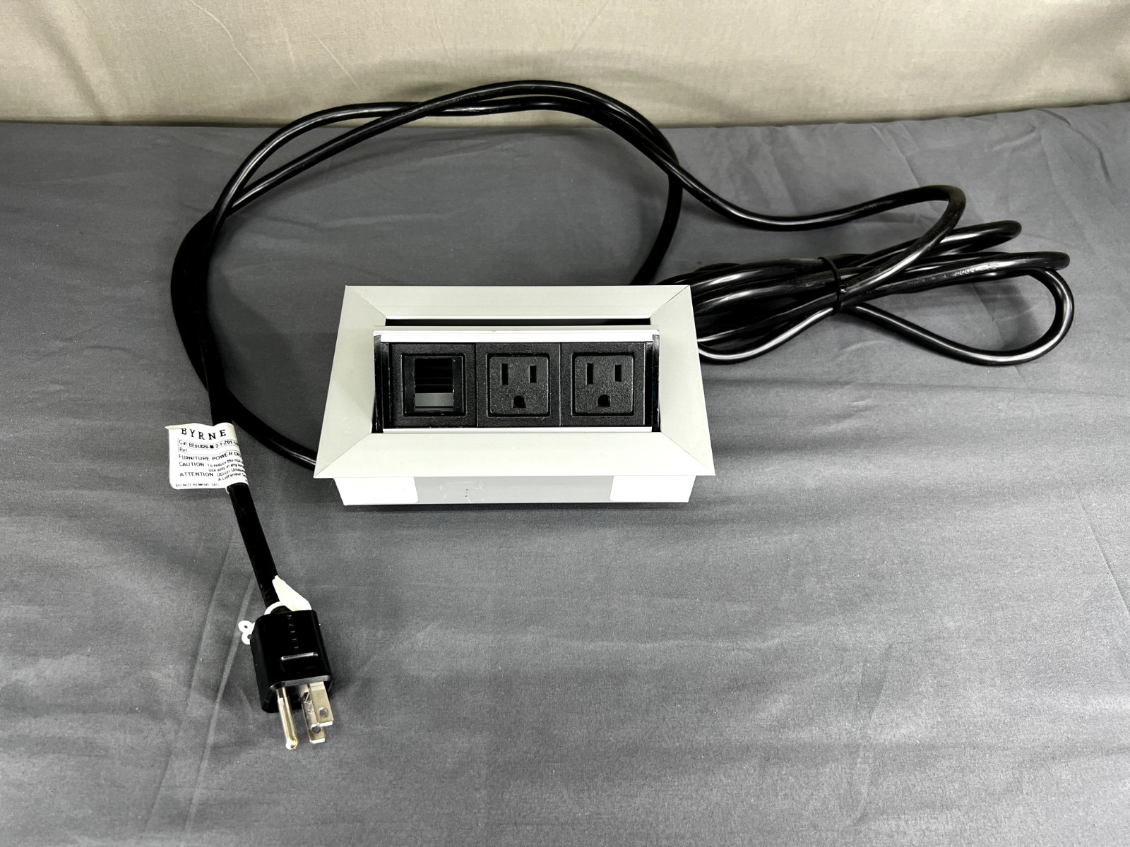 Byrne Furniture Power Distribution BE01820-M-2-1-Z01-144  2 Outlets 300V