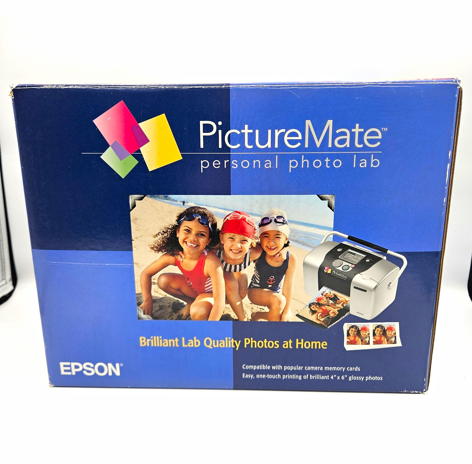 Epson PictureMate Personal Photo Lab B271A 4x6 Printer Boxed Bundle Used