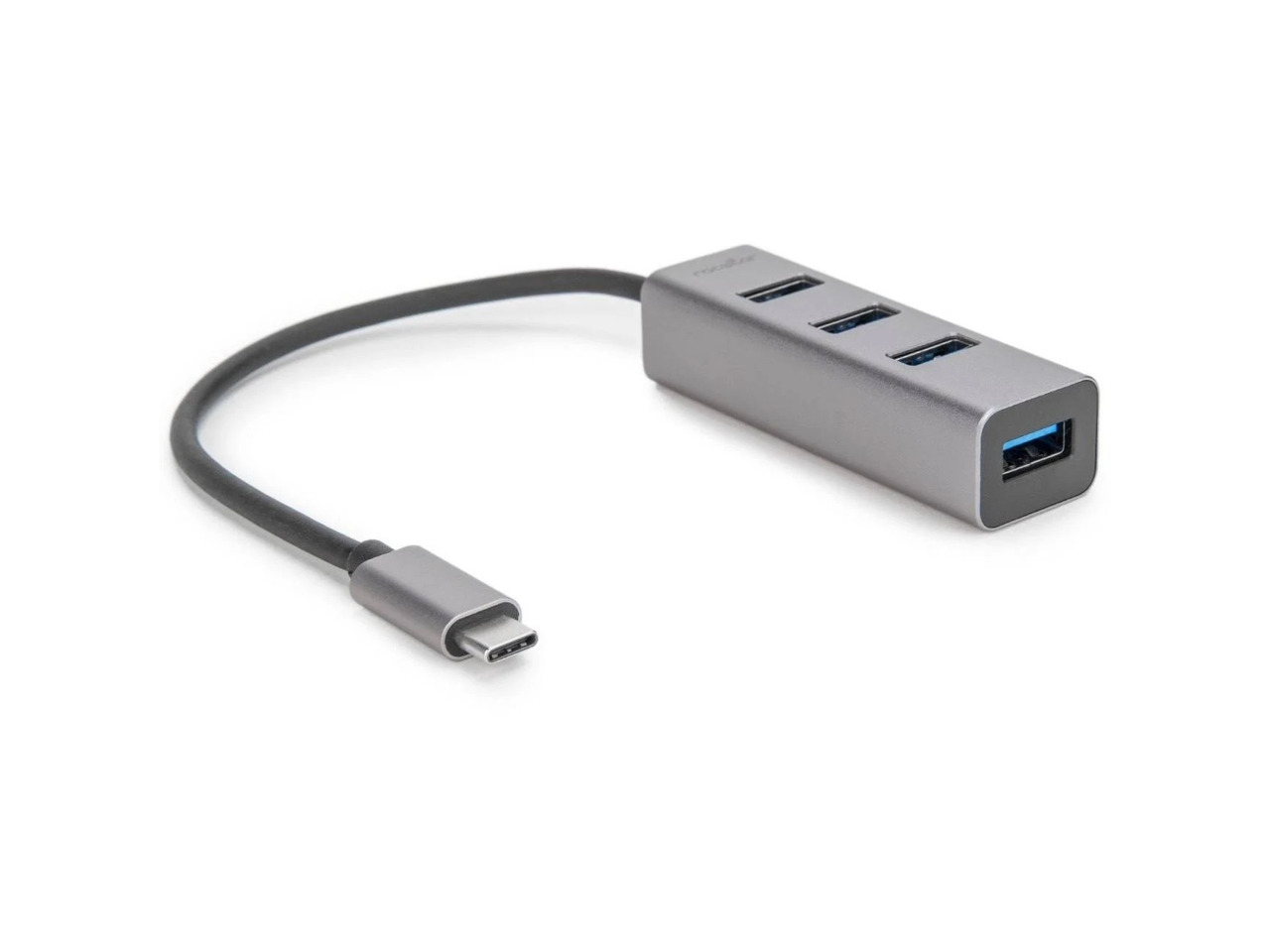 Rocstor Premium Portable 4 Port Aluminum Hub - USB-C to 4x USB-A Hub - USB 3.0