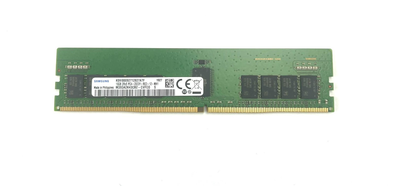 Samsung 16GB DDR4 PC4-2933Y 2Rx8 ECC REG DIMM M393A2K43CB2-CVF