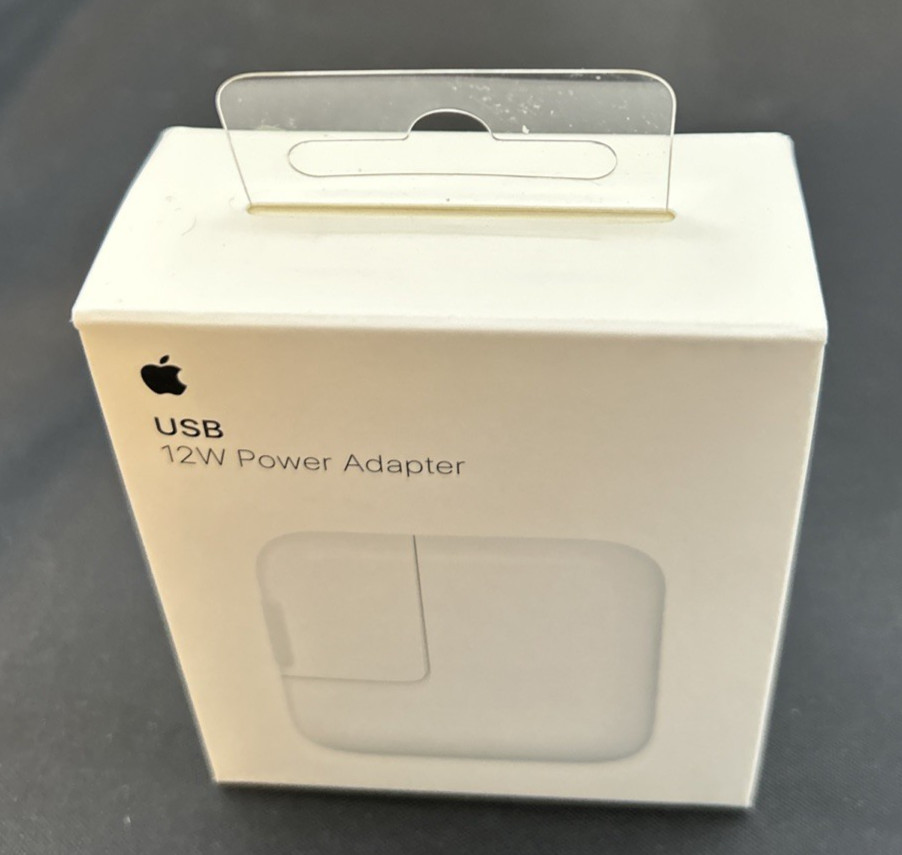 Genuine Apple A1401 12W USB Power Adapter Charger Block MD836LL/A — New In Box