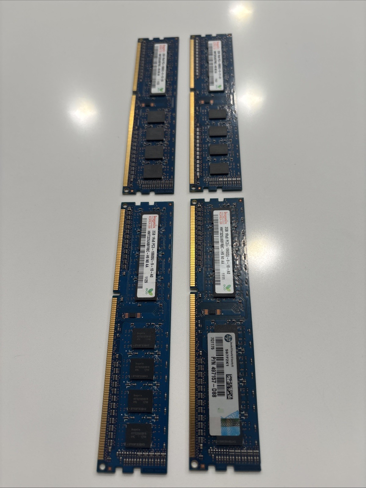 2GB DDR3 Desktop RAM – Hynix PC3-10600U (1333MHz) – HP OEM – Non-ECC (8 Units)