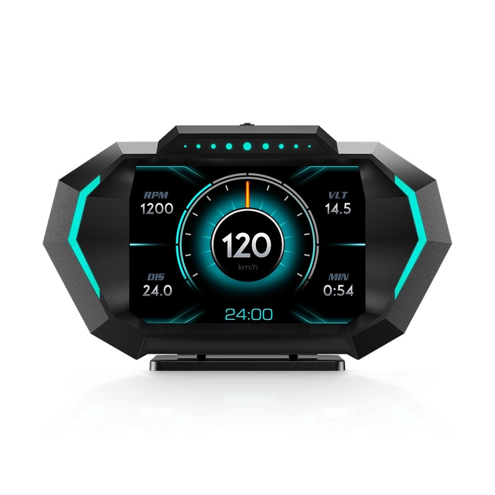 obd2 gauge display, head up display for car, Digital Speedometer, Tachometer,...