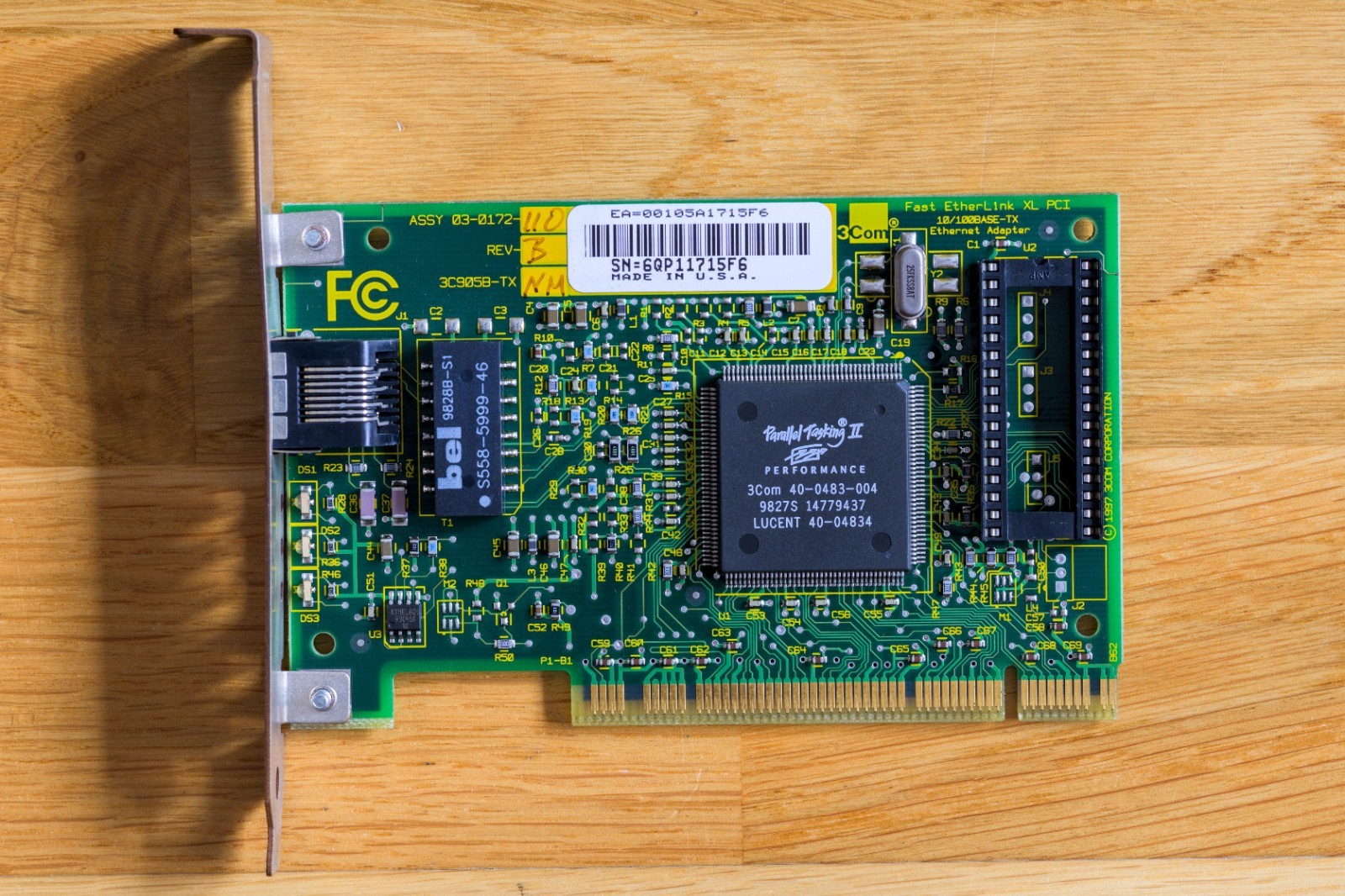 3Com Fast Ether Link XL 3C905B-TX | 10/100Mbit PCI Ethernet Controller