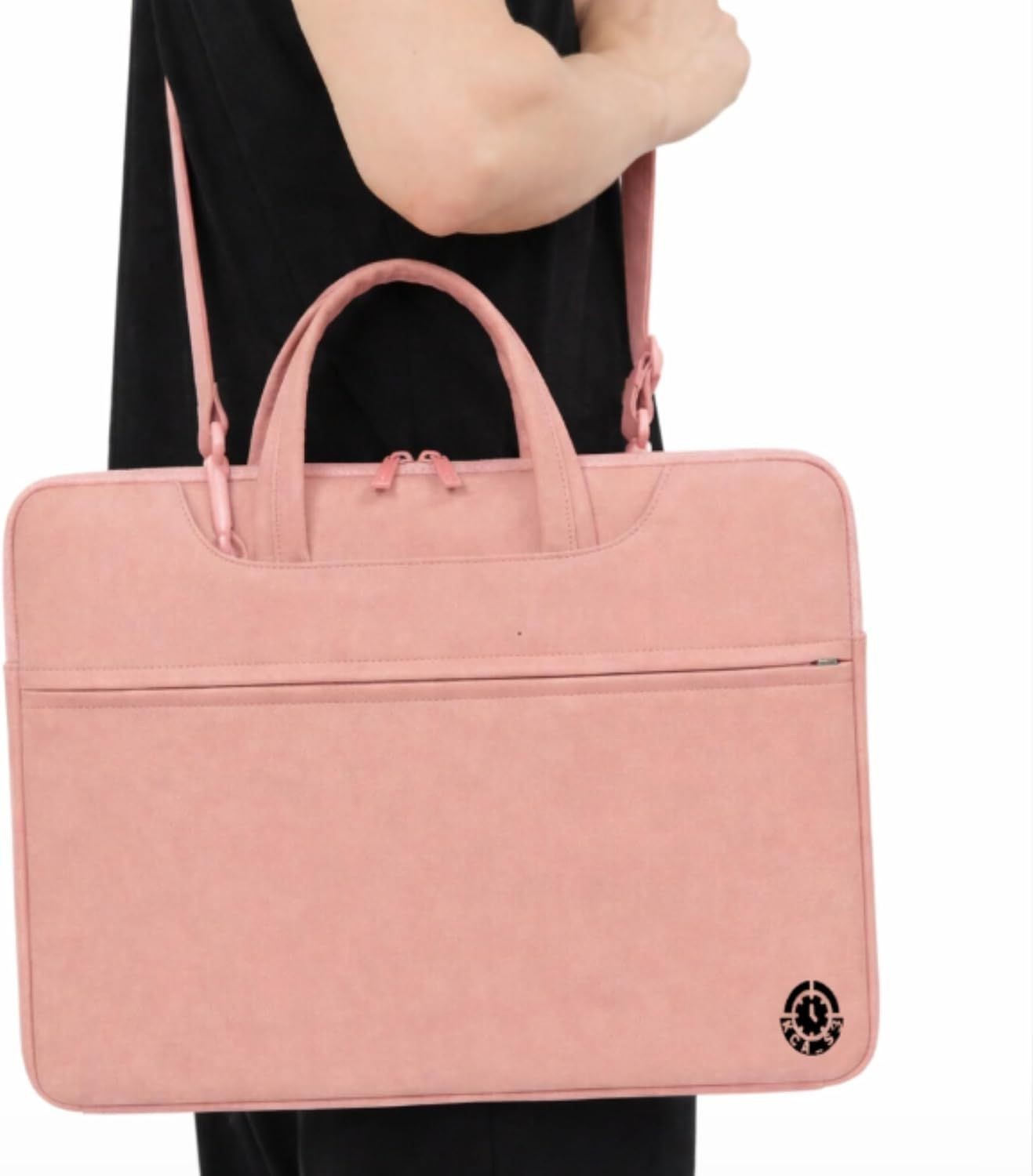 Stylish Pink Laptop Briefcase 15-16 Inch for MacBook Pro 15 16 M1 M2 M3 Pro Max