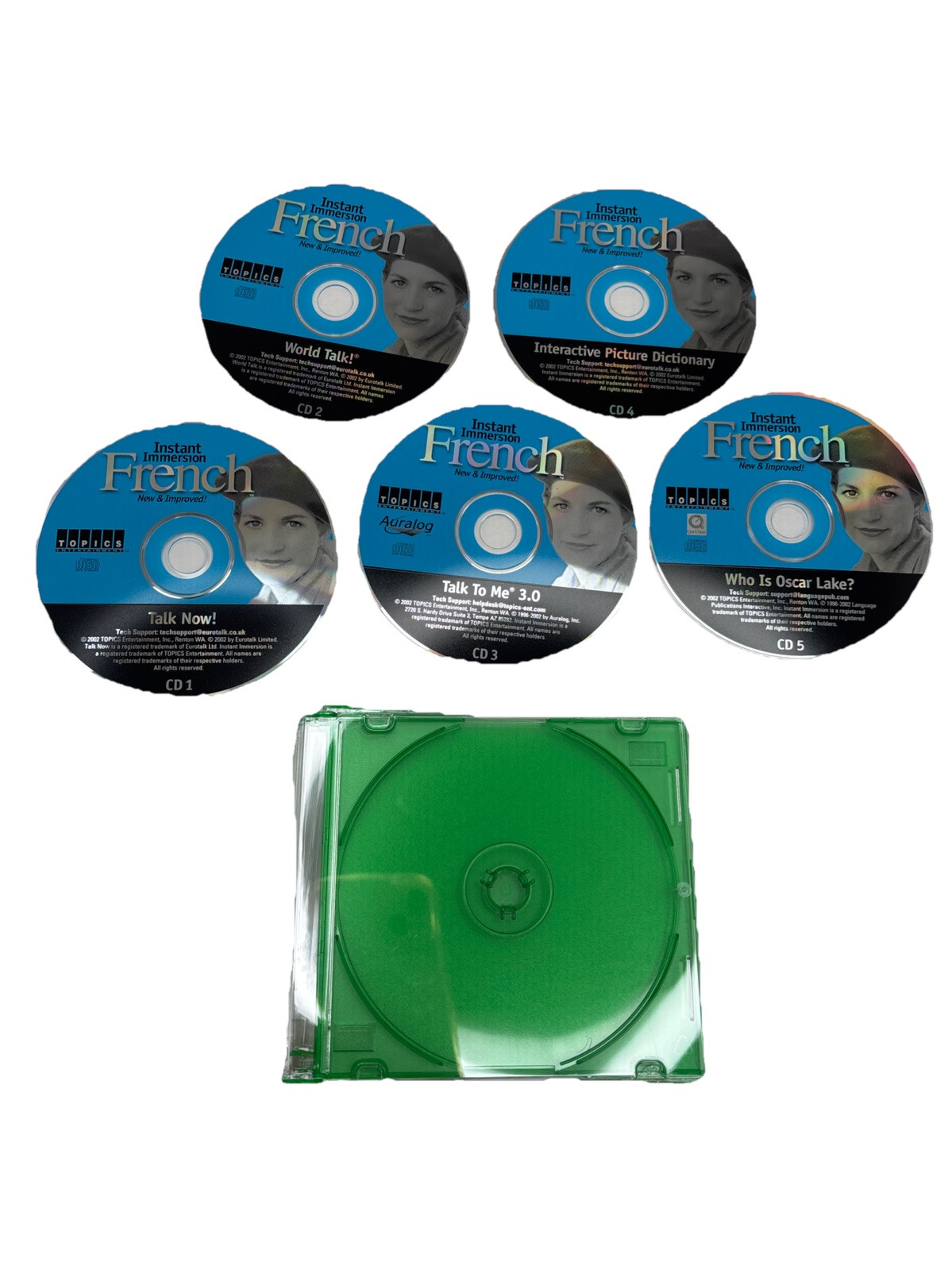 INSTANT IMMERSION FRENCH (2002 Deluxe 5 CD-ROM Set) Euro Method