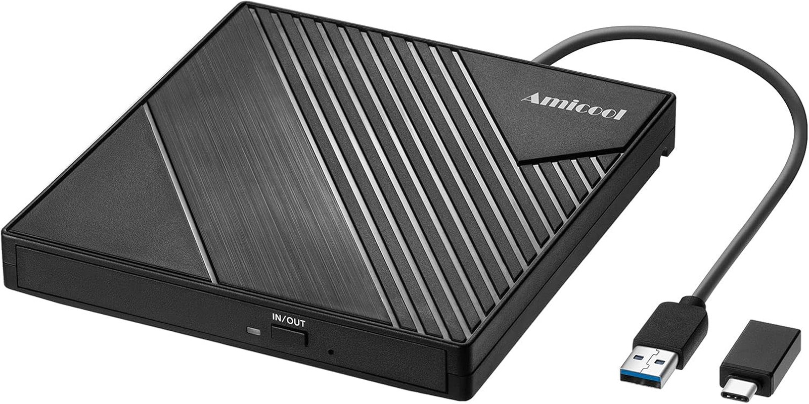 Unidad de DVD externa USB 3.0 USB C Grabadora de CD CD DVD RW Unidad optica