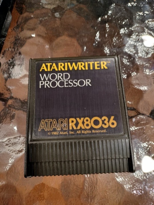 ATARI WRITER Word Processor RX8036 Atari 8 bit (400/800/XL/XE) tested cartridge