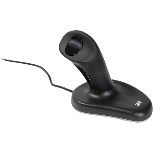 3M EM500GPS Ergonomic Optical Mouse USB Wired Vertical Grip Black Excellent