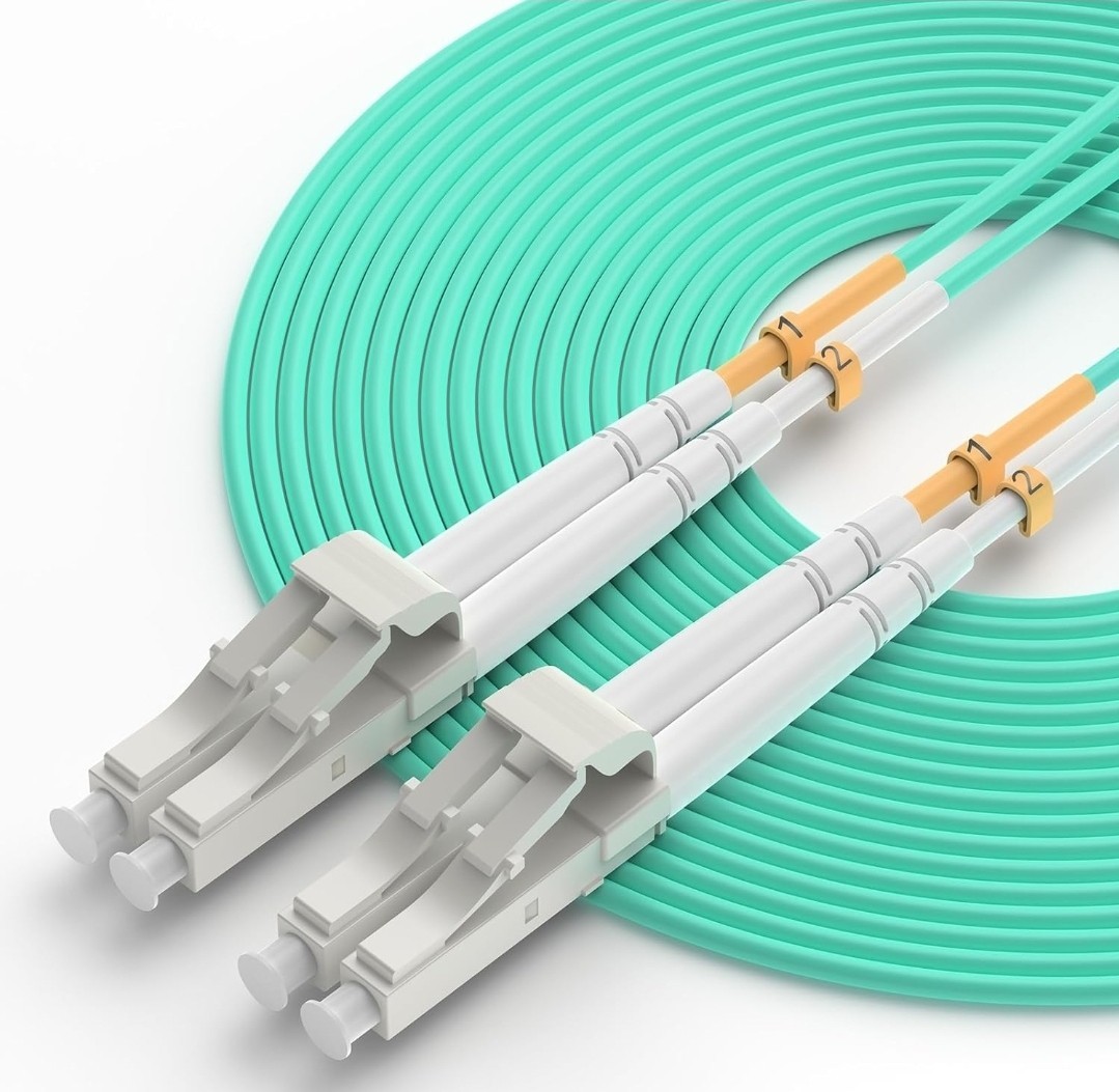 Yonwide OM3 Multimode Fiber Cable - LC to LC, 15m (49 ft) - MM LSZH Fiber...