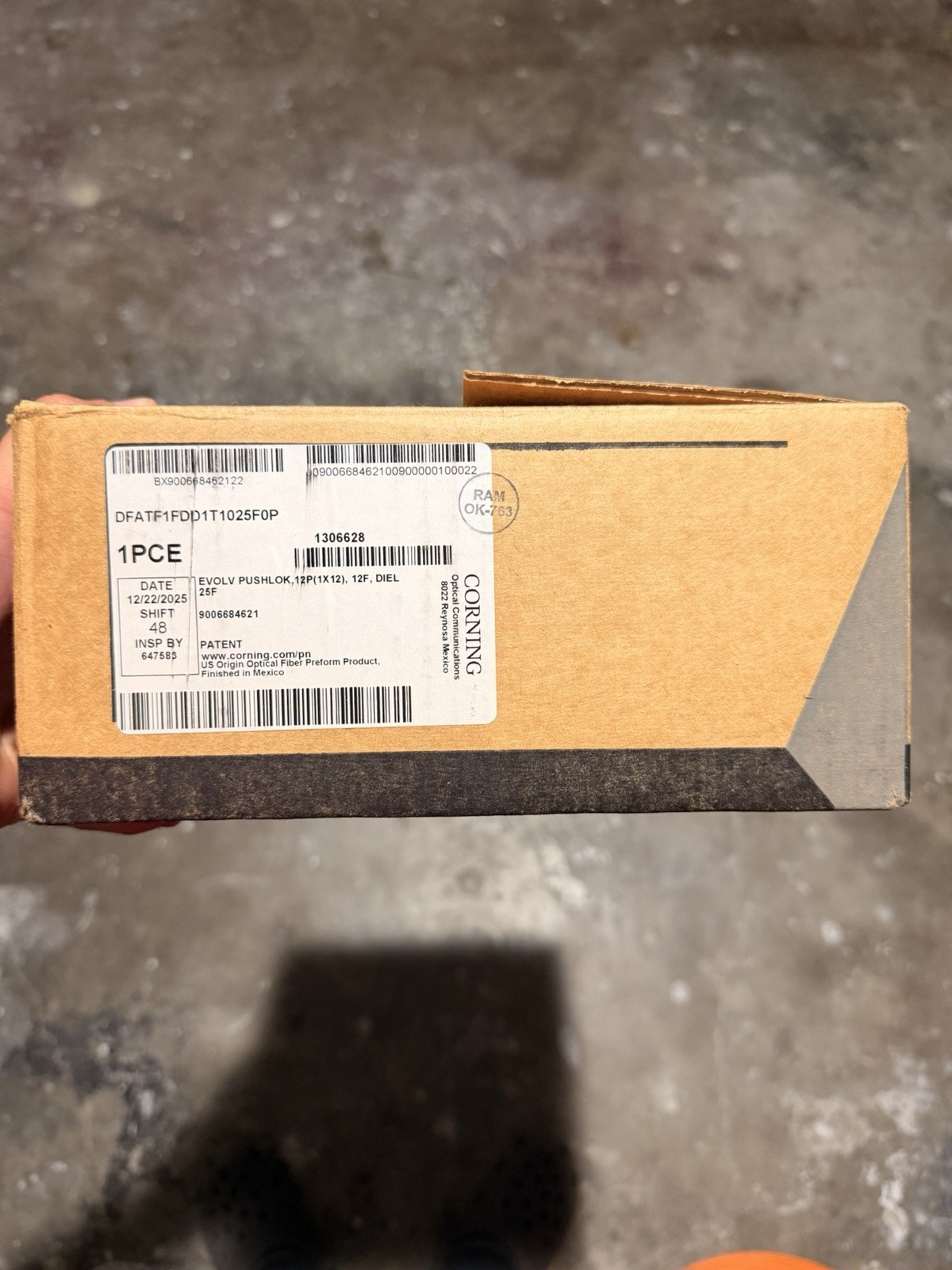 Corning Evolv 12-Port Stubbed Terminal Pushlok DFATF1FDP1T1025FOP - New