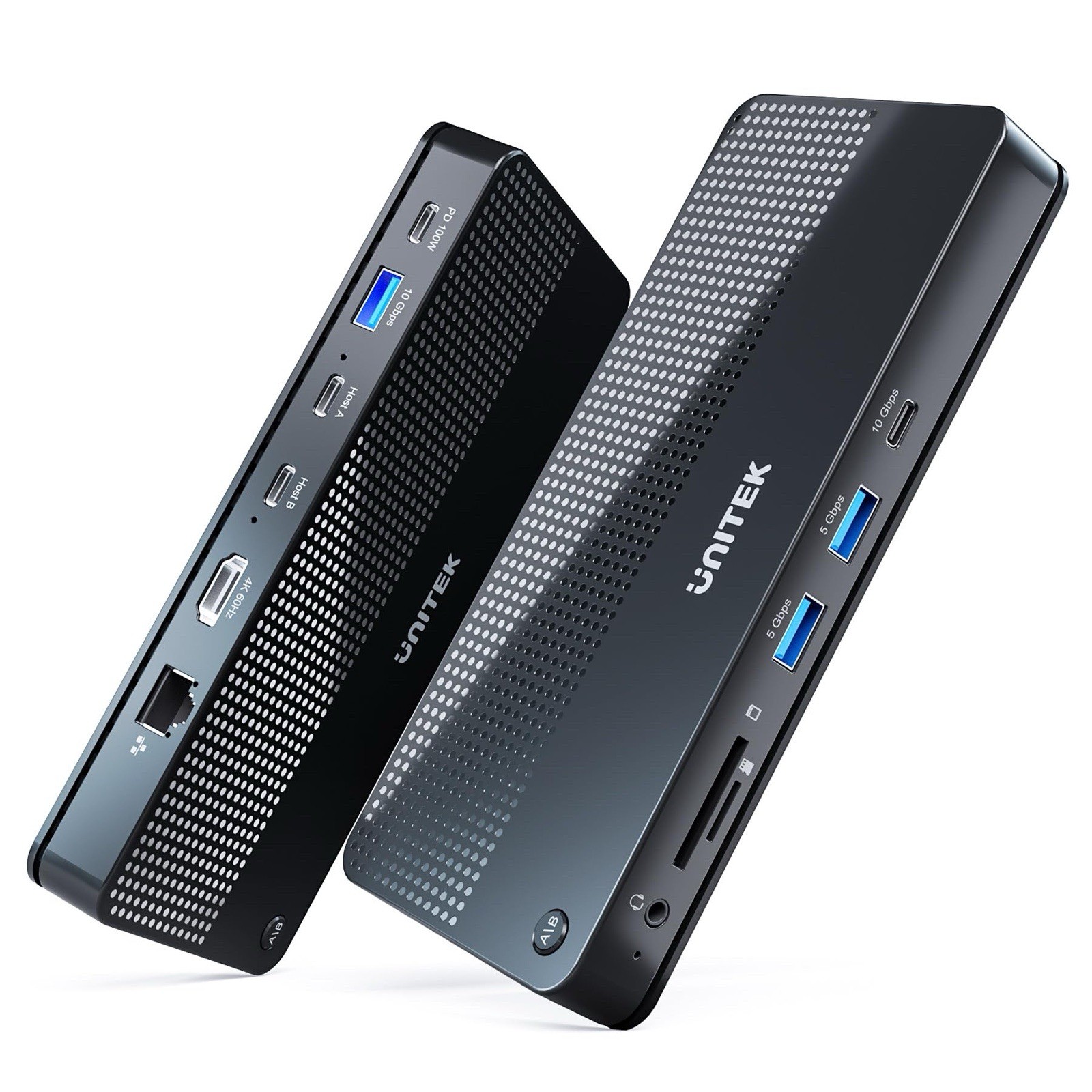 KVM Switch, USB-C, HDMI 4K@60Hz Unitek Switch, Thunderbolt 3 Compatible