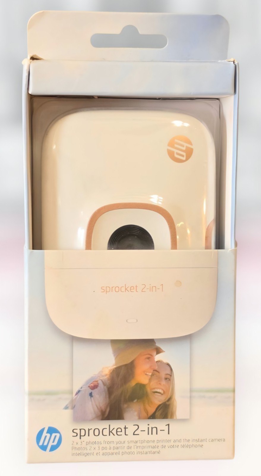 HP Sprocket 2 in 1 Printer and Instant Camera White New Sealed In Box