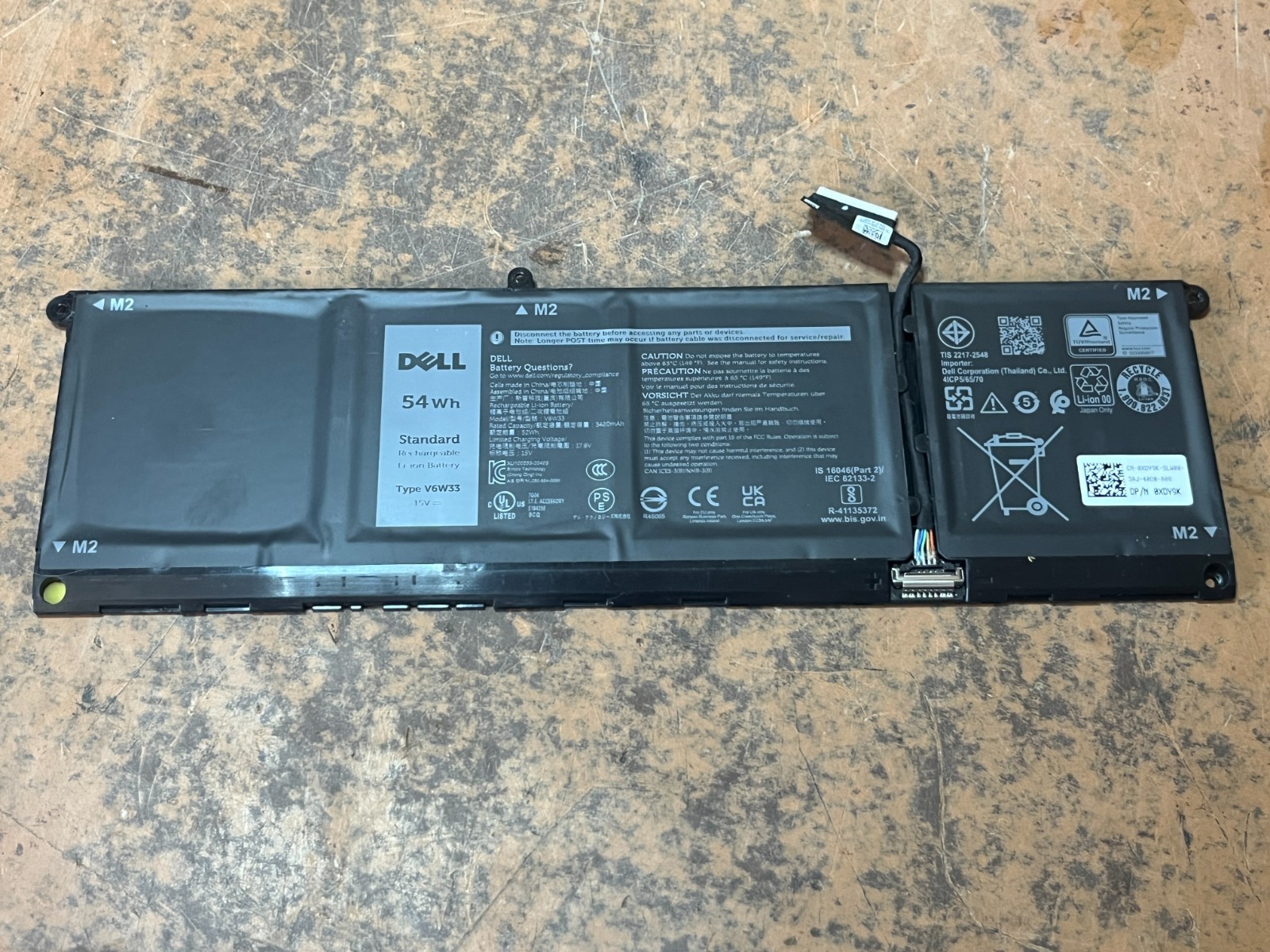 Genuine RJ40G Laptop Battery Dell Latitude 5420 5520 3560 4 Cell M033W Excellent