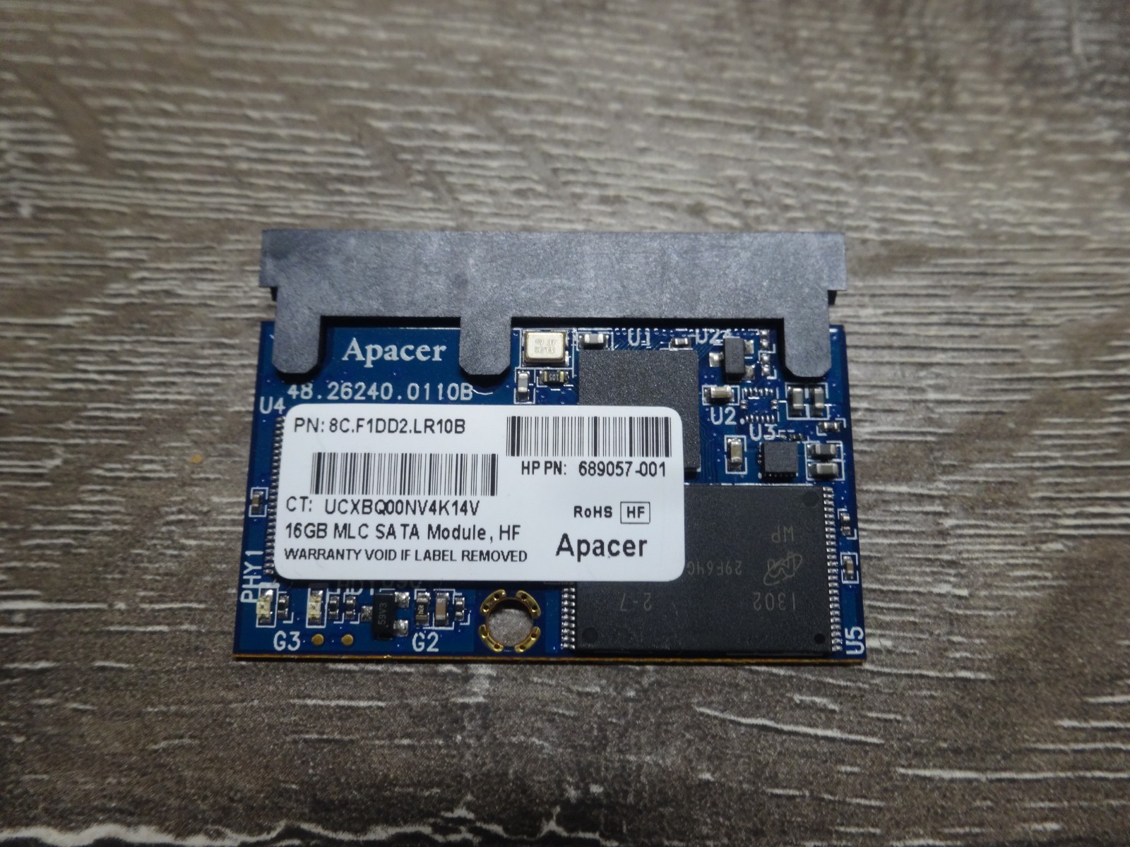 HP Apacer SSD Thin Client 16GB MLC SATA HDD Module PN 689057-001 Drive Solid