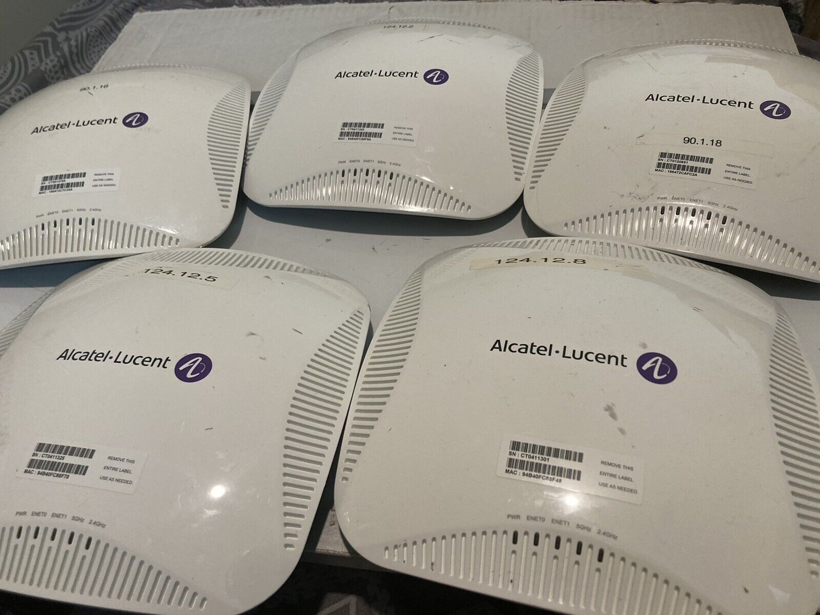 Lot of 10 Aruba/Alcatel-Lucent AP-225 1300Mbps Wireless Access Point APIN0225