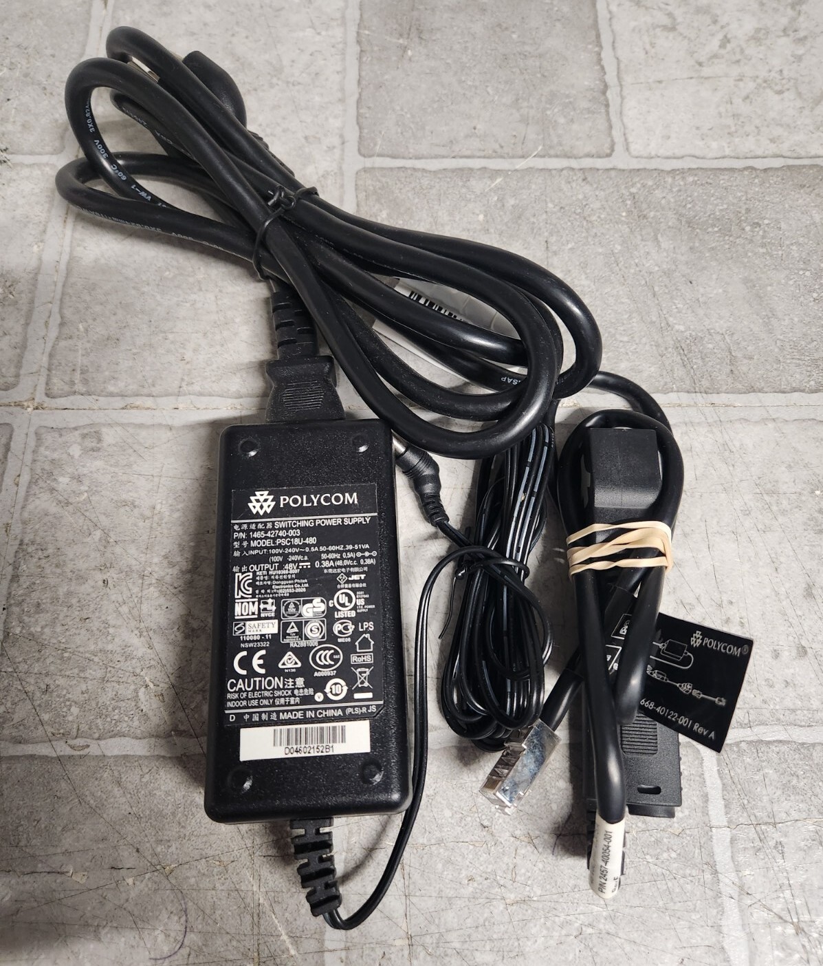 Polycom 1465-42740-003 PSC18U-480 Power Supply