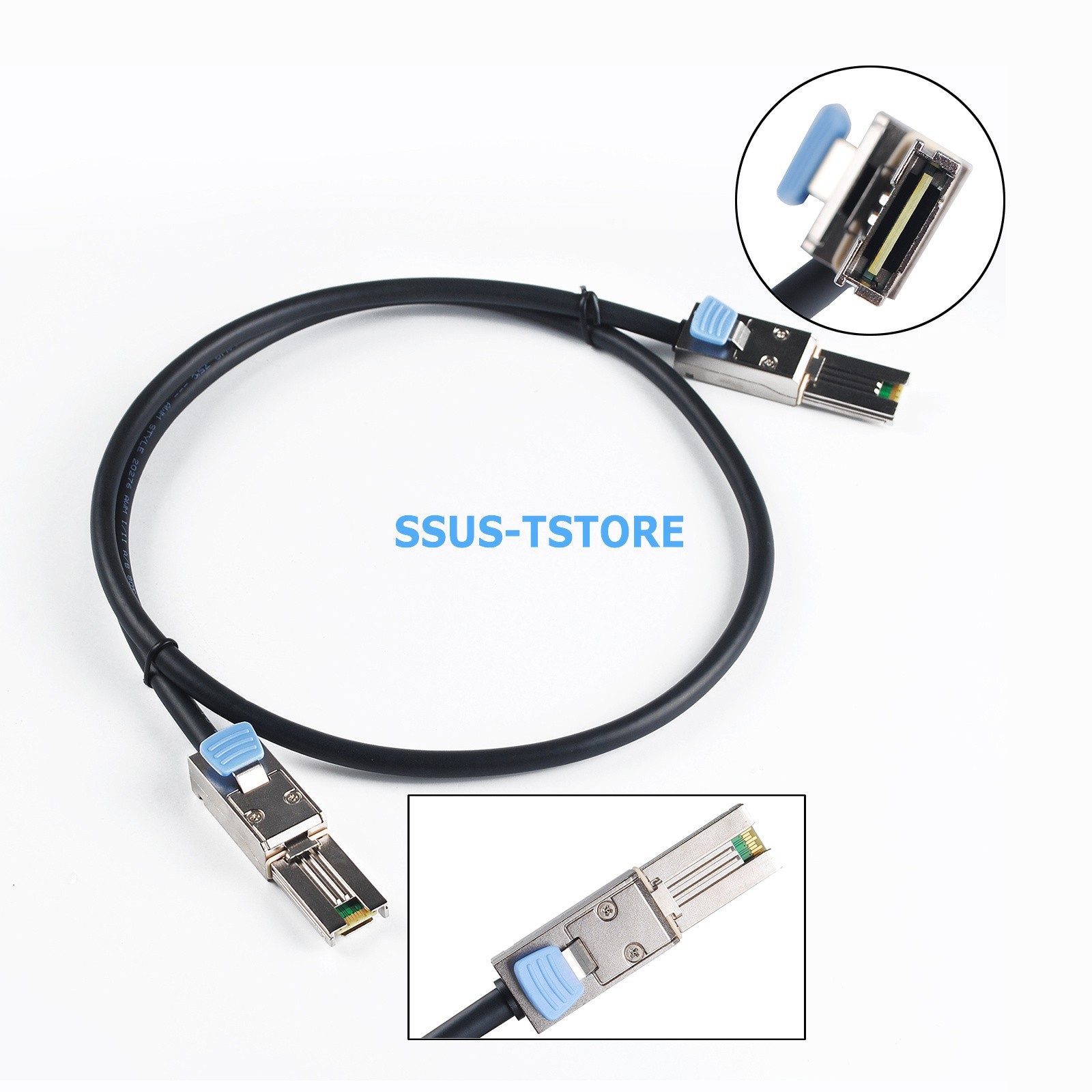 For IBM 44V4041 42R6751 Mini SAS SFF-8088 to Mini SAS SFF-8088 1M 4X Al Cable