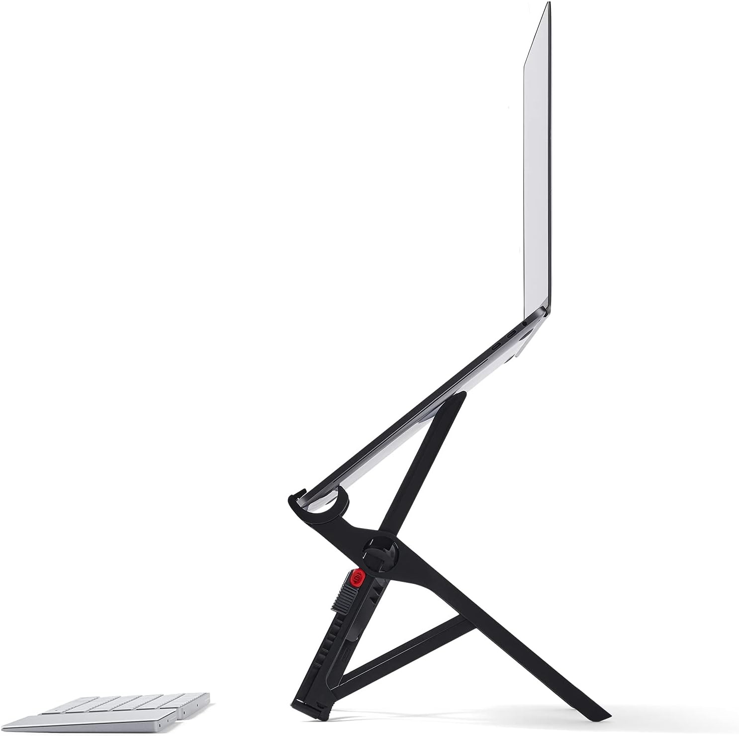 Ultra-portable and adjustable laptop stand - enjoy a comfortable viewing height
