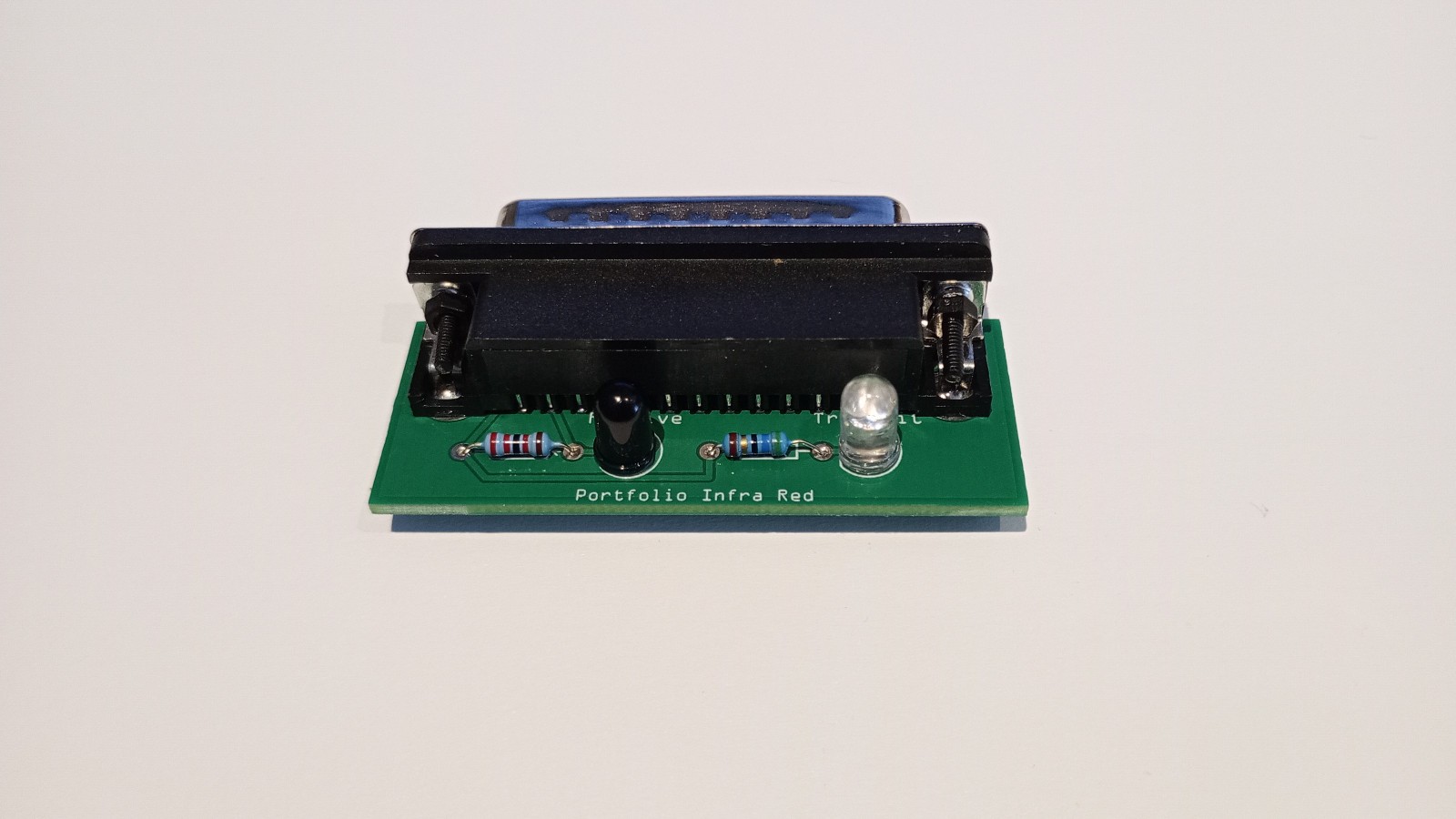Atari Portfolio Parallel to Infra Red. Use with RC Remote Control software.