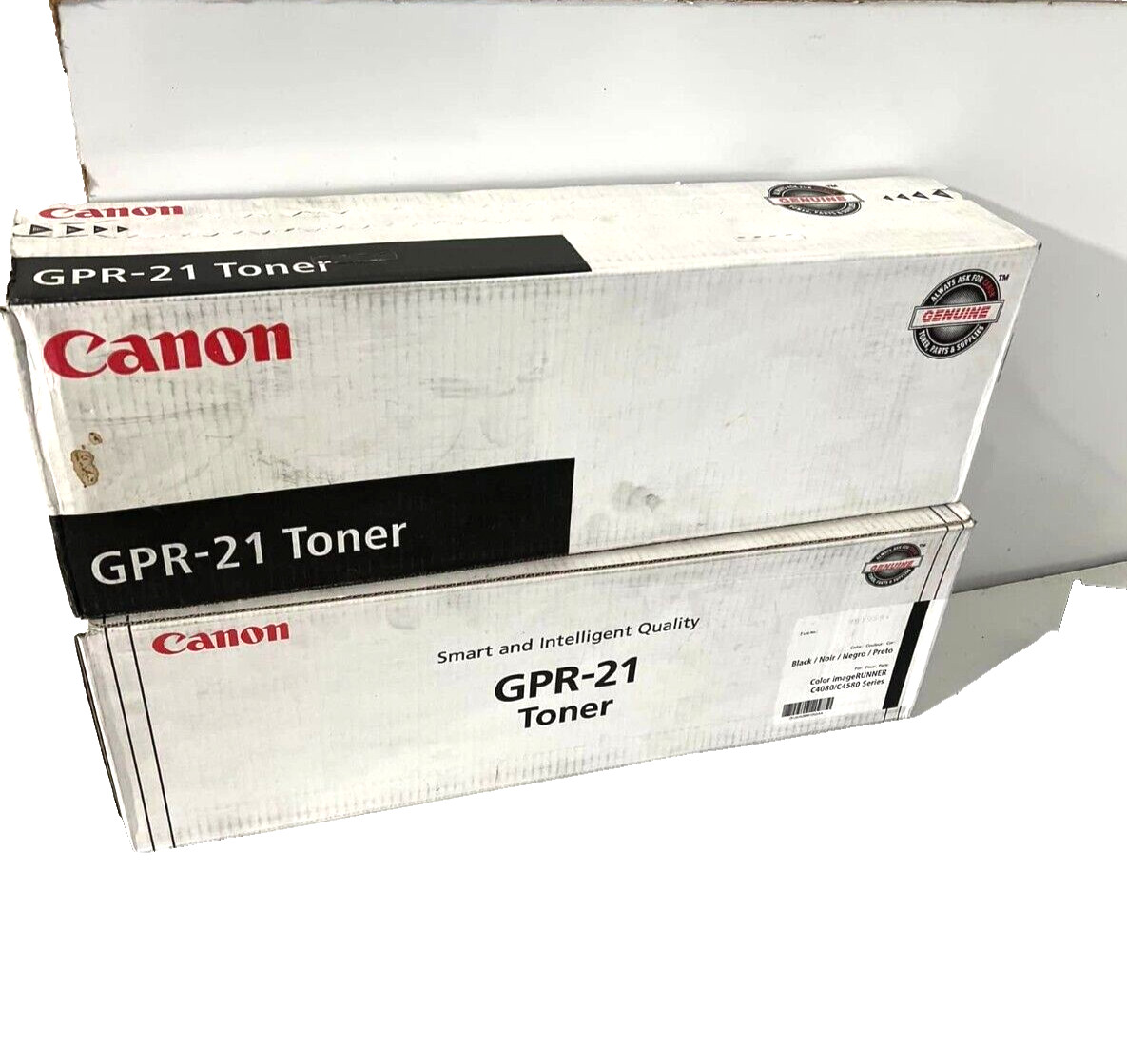Canon GPR-21 CYMK Set Original Canon Toner Cartridge  1 – Black, 1-  Yellow NEW.