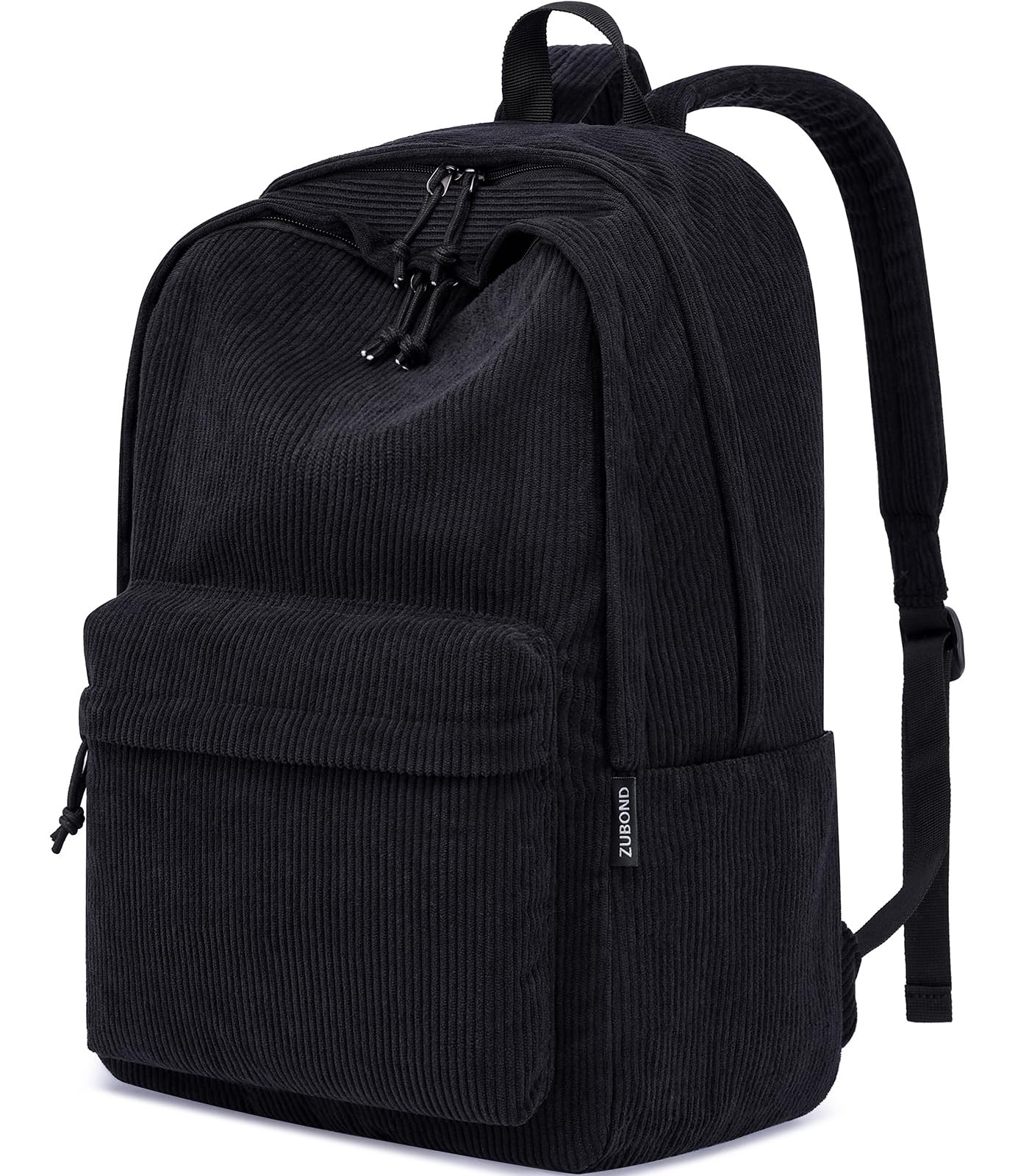 ZUBOND Backpack for School Boys and Girls, Lightweight 15.6 Inch, Black