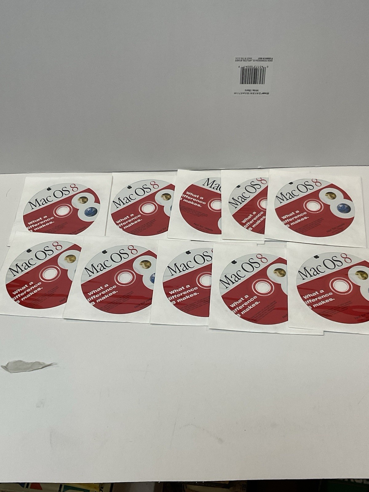Vintage Mac Lot Of 10 OS 8 Macintosh Software Install  CD’s PROMO NOS Sealed
