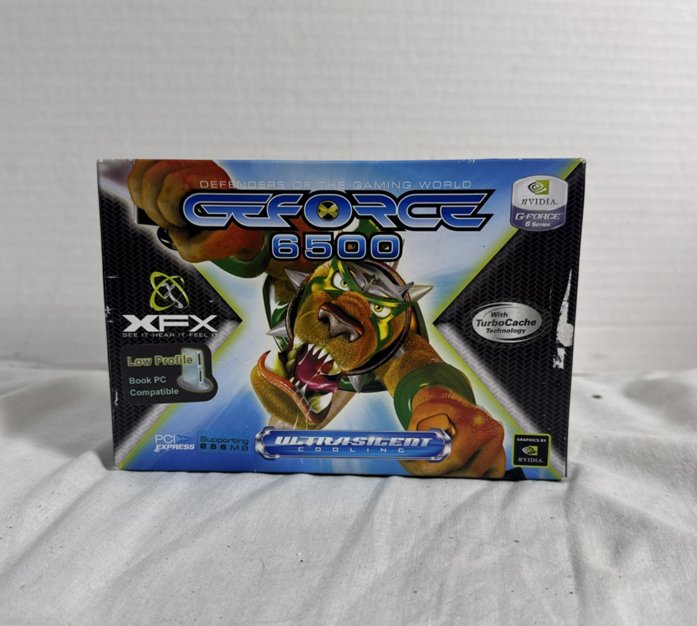 XFX NIVIDIA GeForce 6500 Ultra Silent Low Profile 256mb Graphics Card NEW IN BOX