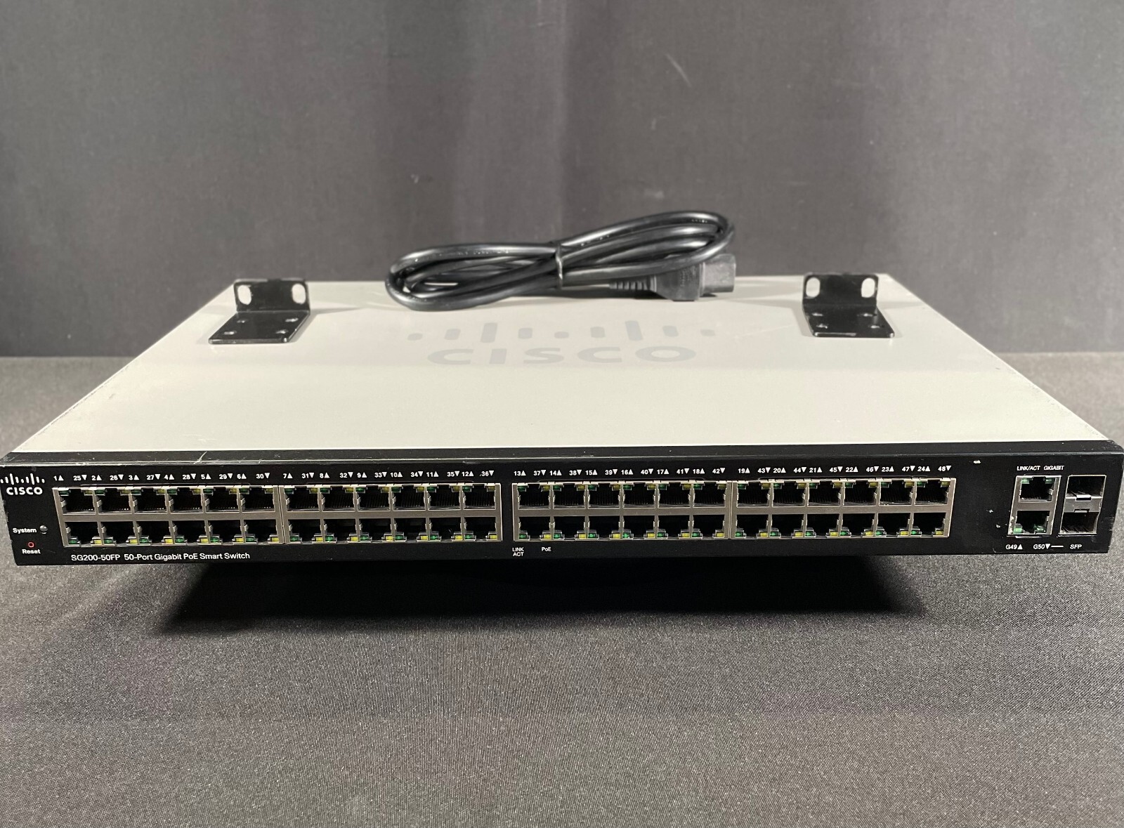 Cisco SG200-50FP - 50 Port Gigabit Smart Ethernet Switch - Same Day Shipping