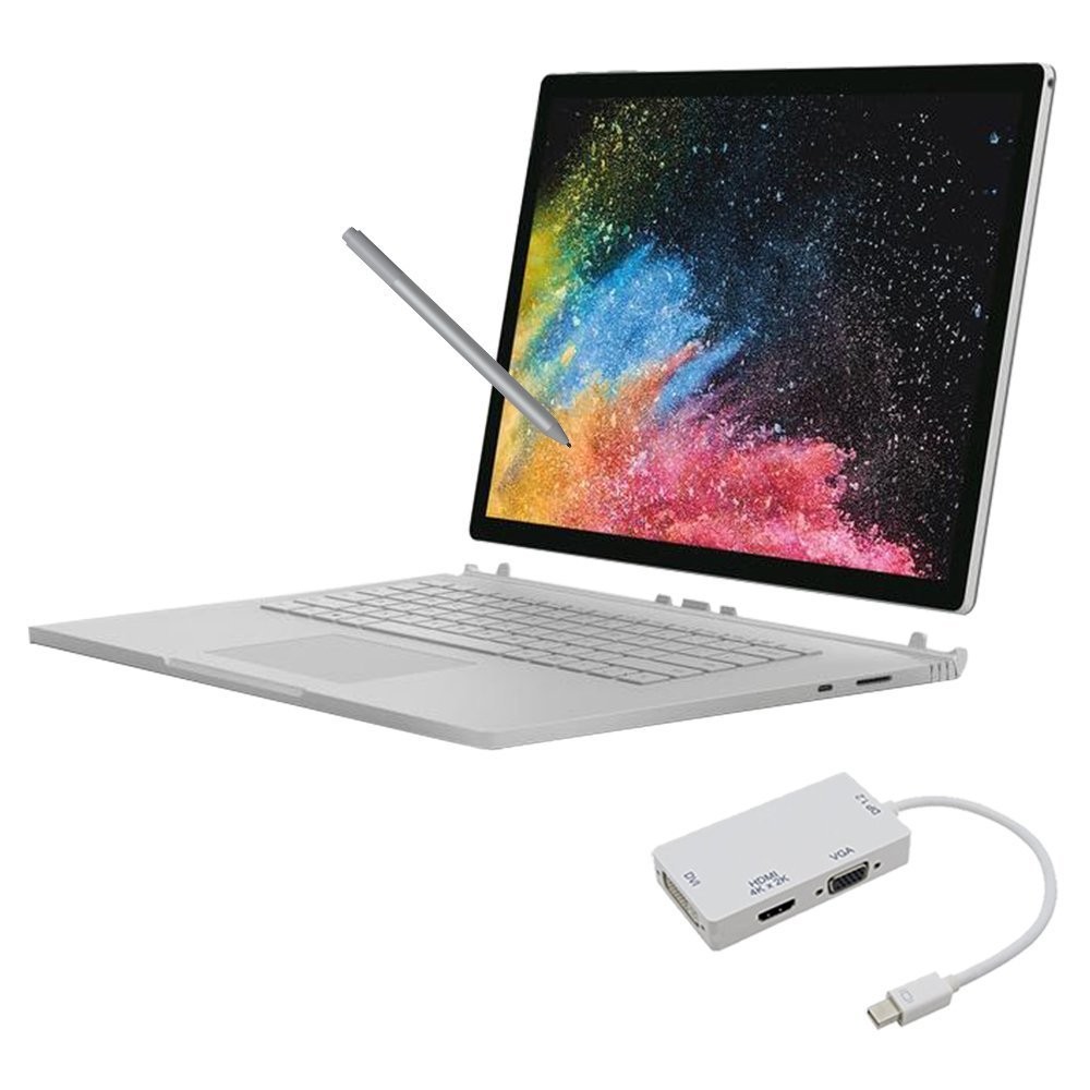 Microsoft 2017 Surface Book 2 15 inches Bundle 3 items : Core i7 16GB RAM