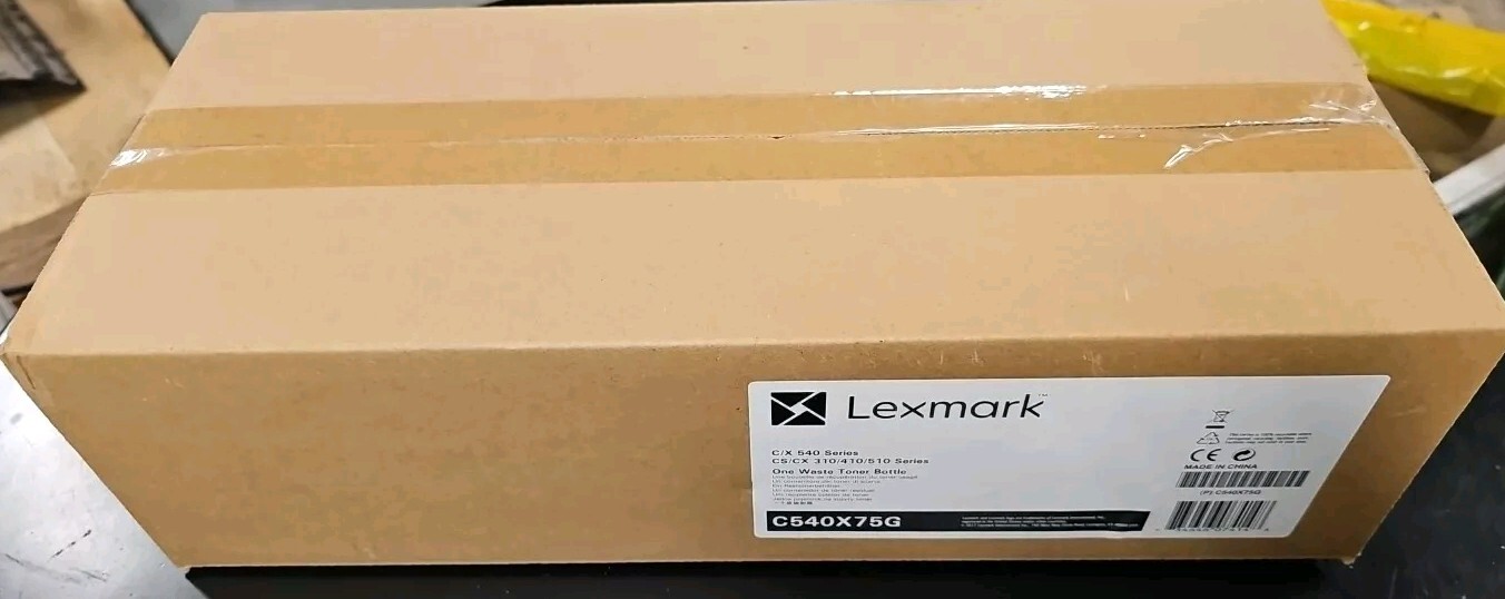 Lexmark C/X 540 Series One Waste Toner Bottle C540X75G 310/410/510