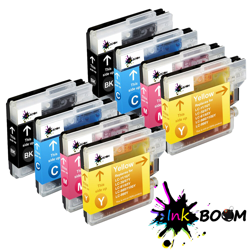 8 Ink Cartridge fits Brother LC61 MFC-6890CDW MFC-255CW DCP-145C DCP-6690CW