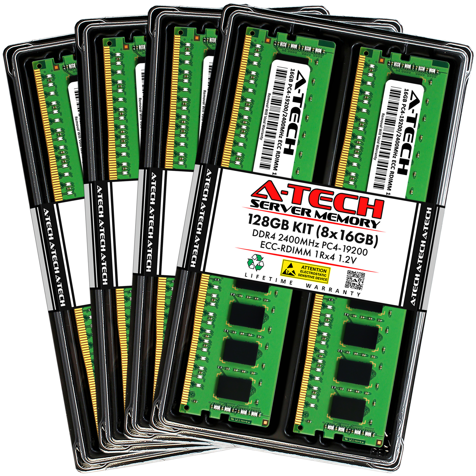 128GB 8x 16GB PC4-2400 RDIMM Dell PowerEdge FC630 M630 M830 R430 R530 Memory RAM