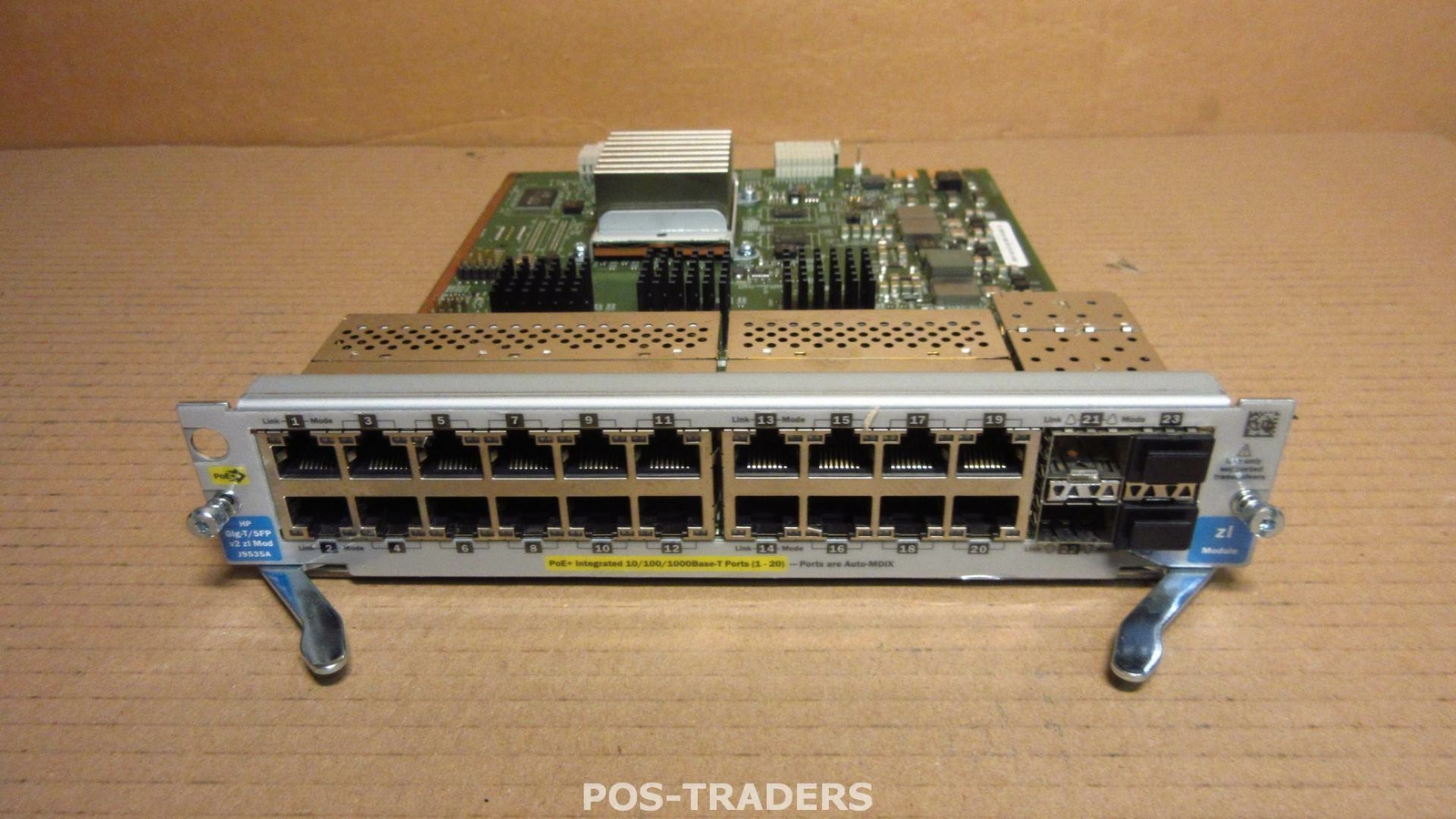 HP J9535A 20-PORT GT POE+/4-PORT SFP V2 ZL -FROM HP E5406 ZL J8697A