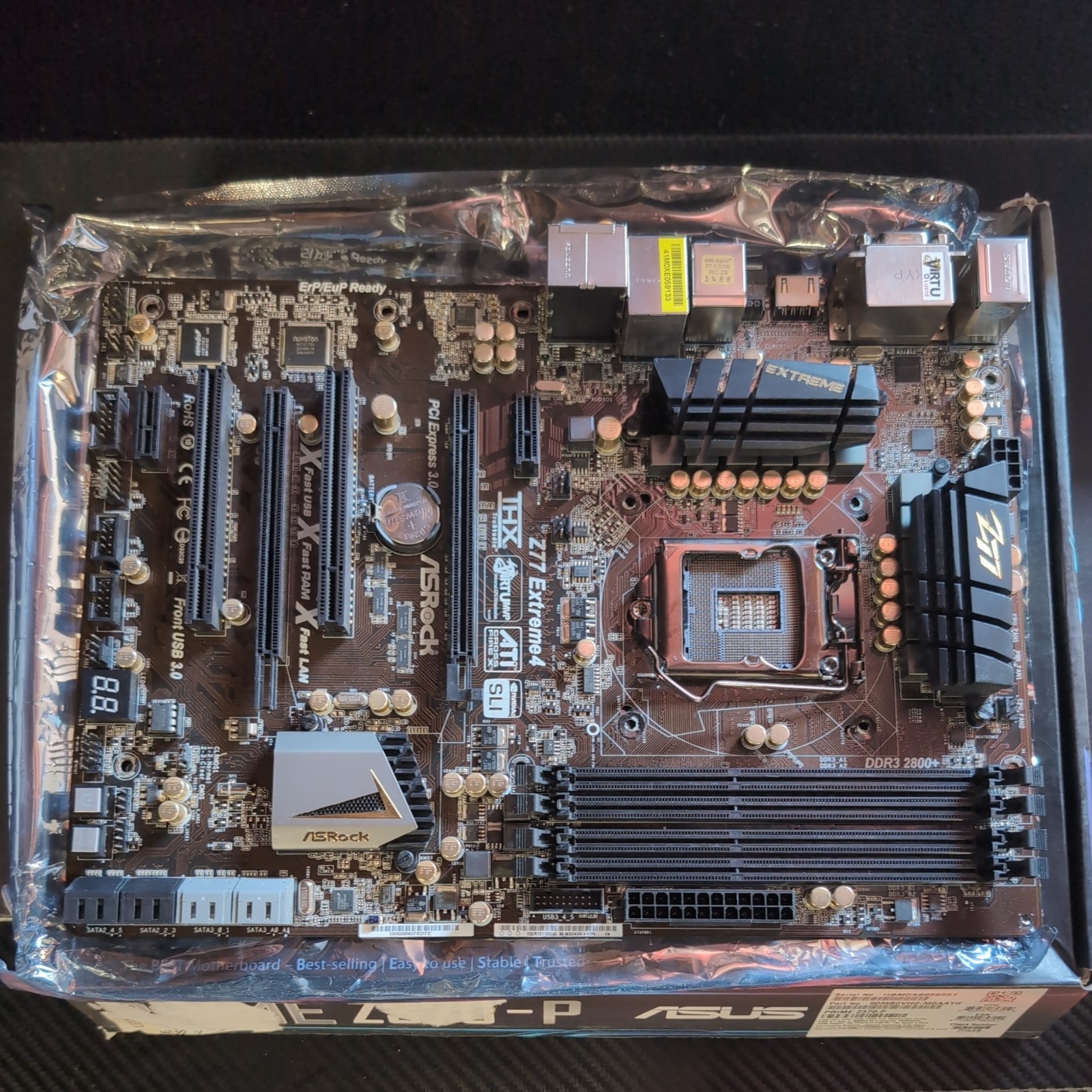 ASRock Z77 EXTREME4 Motherboard LGA 1155 DDR3 ATX Mainboard
