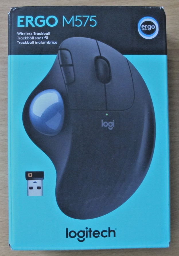 Logitech ERGO M575 (910-005869) Wireless Trackball Mouse - Black