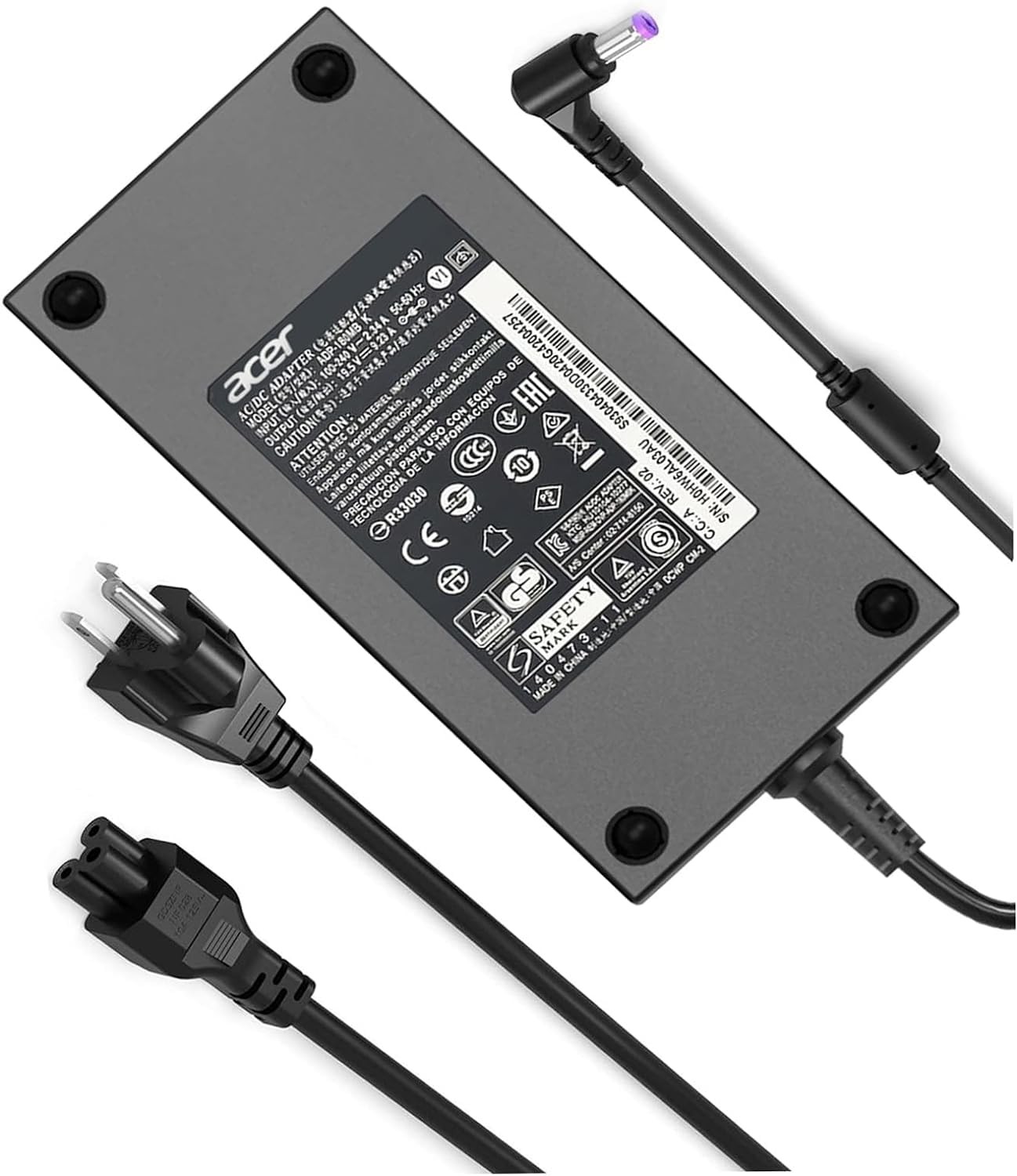 180W 135W Charger AC Adapter Fits Acer Nitro 5 AN515 ADP135KB ADP180MB