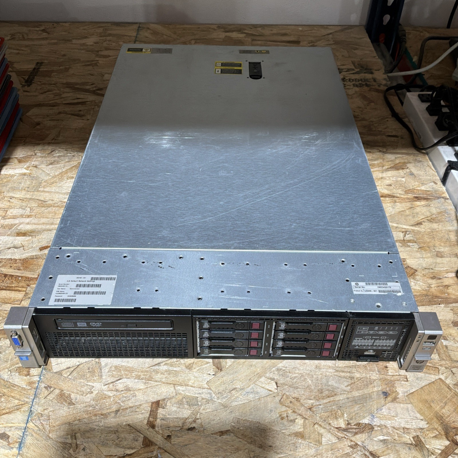 HP Proliant DL380p G8 2x E5-2640 v2 2.5ghz 20-Cores 48gb 2x 600GB HD 6x 2TB C367